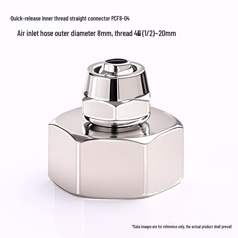 Kexida Pneumatic Connector PCF: 1 to 4-way Quick Connect, Female Thread, Sizes 4, 6, 8, 10, 12