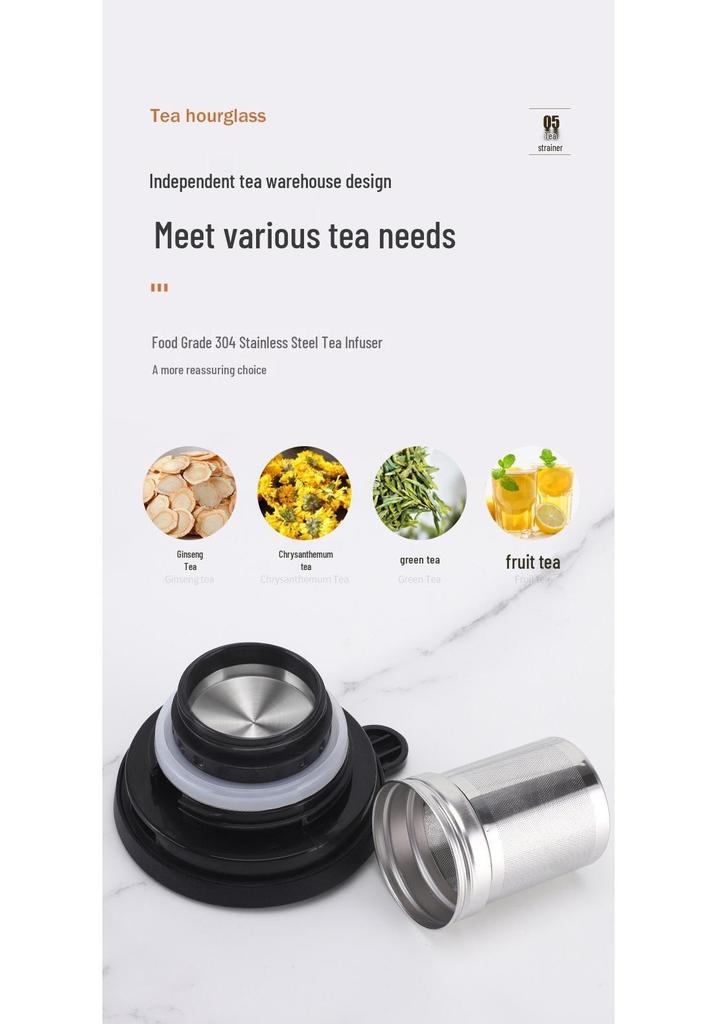 316 Stainless Steel Large Capacity Stewing Teapot with Handle, Insulated Kettle for Home or Office, Ideal Business Gift with Custom Logo