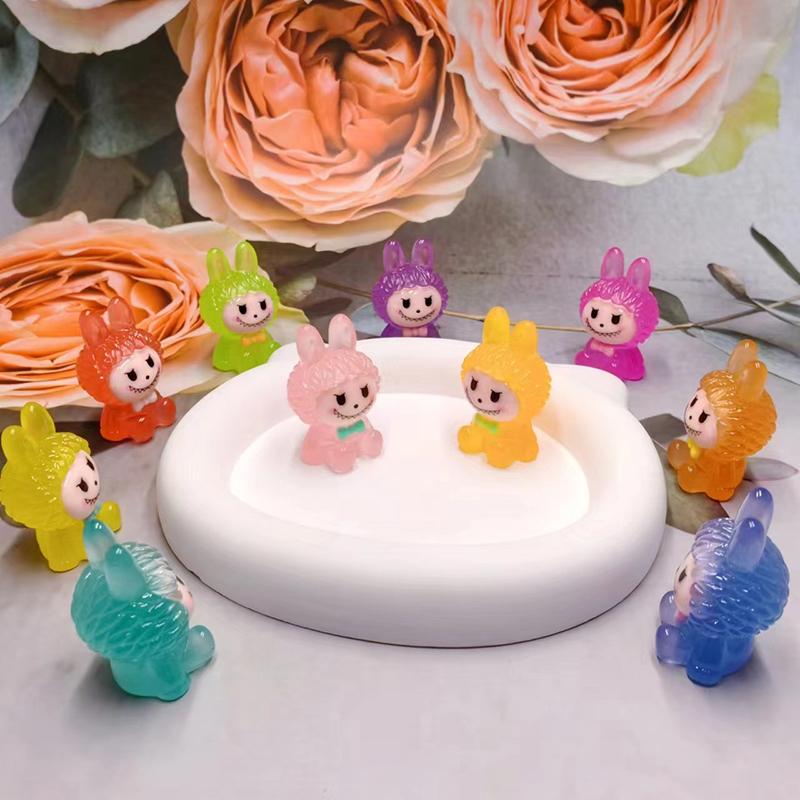 1Pcs Luminous Kawaii  Kids Glow Toy Diy Resin Accessories Cream Gel Material Decoration