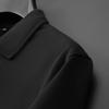 Men's Plus Size Contrasting Placket Cotton Short Sleeve Polo Shirt