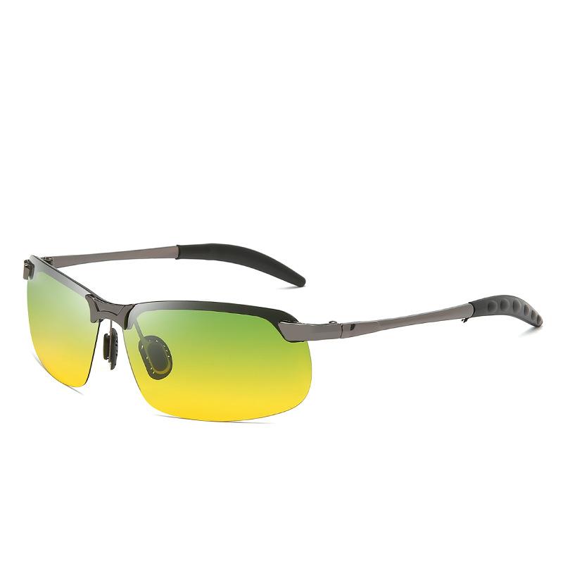 Color-Changing Sunglasses Polarizing Film Night Vision Fishing Driving Day And Night Intelligent Photosensitive Color-Changing Cycling Sunglasses 3043