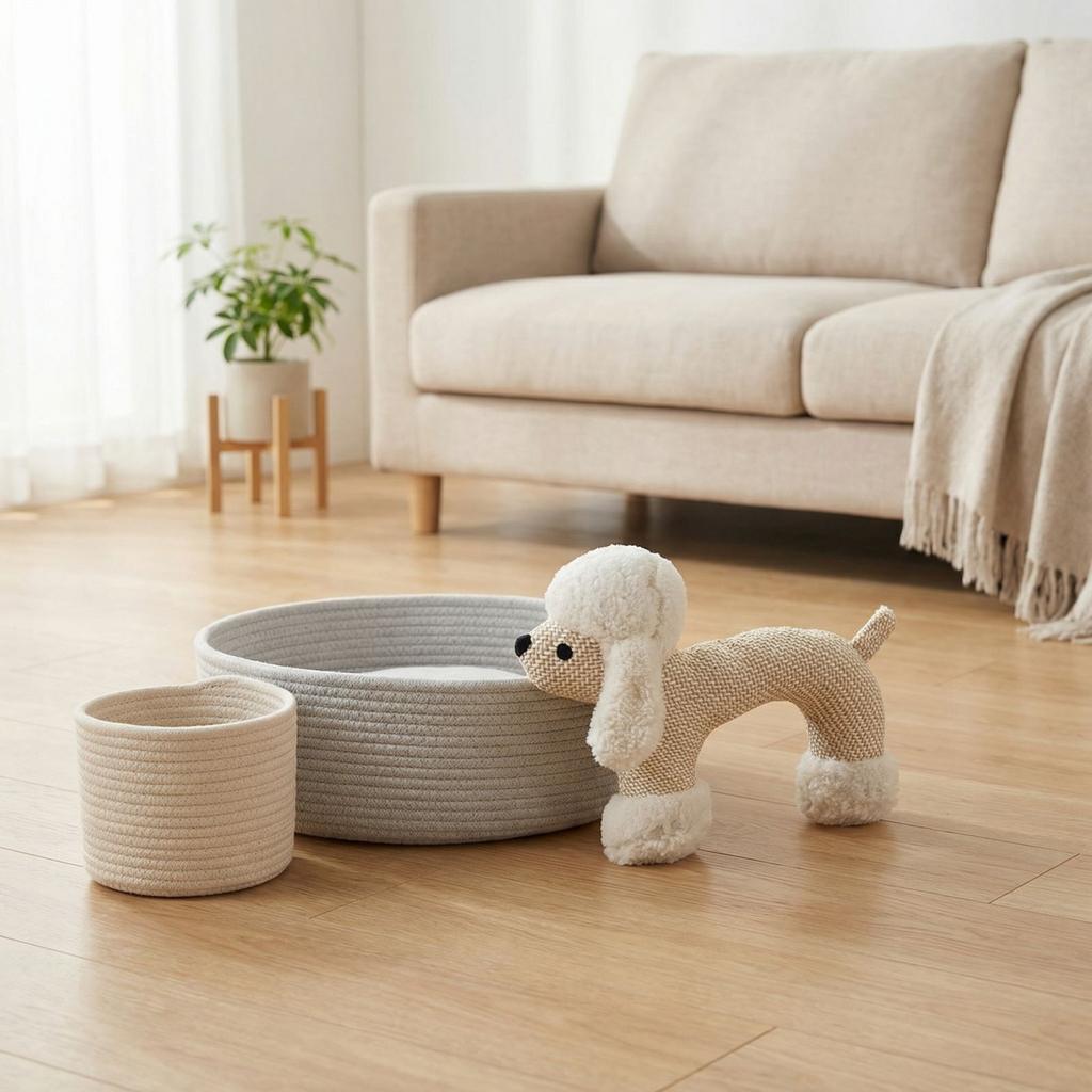 Indestructible Dog Toys, Interactive Dogs Toy Chew Toy, Indestructible Squeaky Dog Toys, Soft Plush Animal Playthings For Playing Trainin