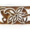Designer-Holz-Bastelblock mit Blumenmuster, traditioneller indischer Druckstempel