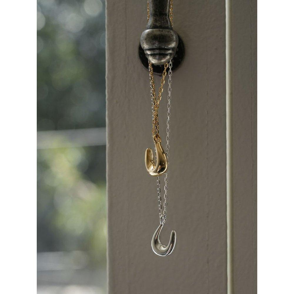 Silver925 Hook Pendant Necklace (2Color)