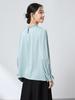 Original Mulberry Silk Stylish Beaded Double-Layer Breathable Top - Versatile Spring Commute High-End Shirt 2026