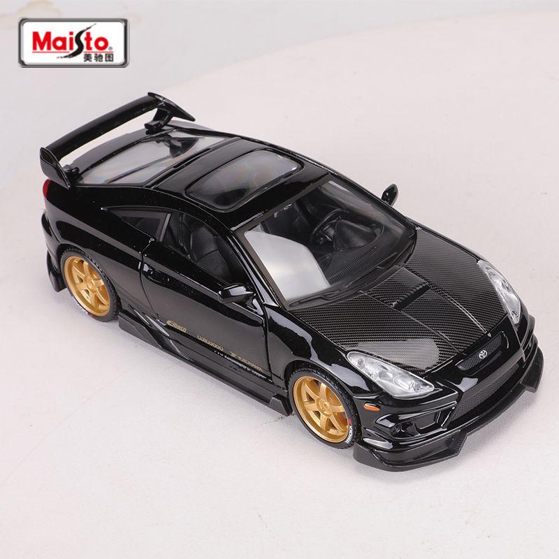 xmwcj1 Maisto 1:24 Toyota Celica GT-S Alloy Miniature Car Model Diecast Metal Scale Car Model Collection Children Toy Vehicles Gift