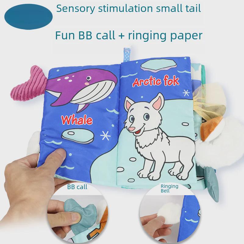 3D Baby Cloth Book with Sound: Early Education Toy for Infants and Toddlers