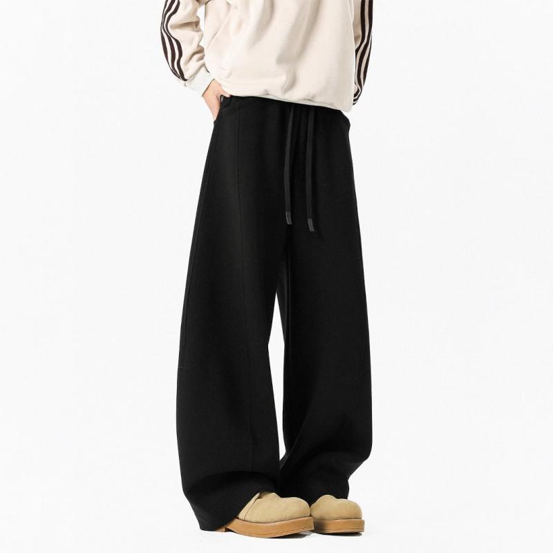 Mens Loose - Straight Leg Casual Trousers