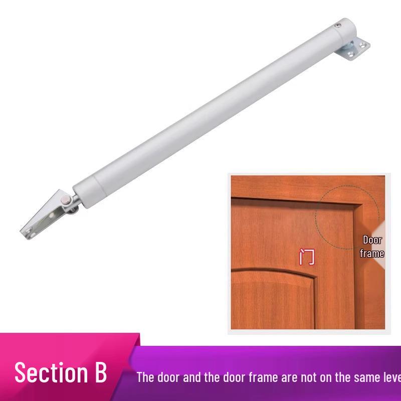 

Пневматичний автоматичний доводчик для протипожежних та екранних дверей з фіксатором положення та демпфером повернення