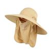 Sunshade Sunscreen Bucket Hat Men's Outdoor Large Brim Waterproof Quick-drying Fishing Hat Summer UV Protection Sun Hat