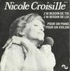 7inch Record NICOLE CROISILLE  JAi Besoin De Toi JAi Besoin De  40227 Sonopresse 1976 France Pop Used