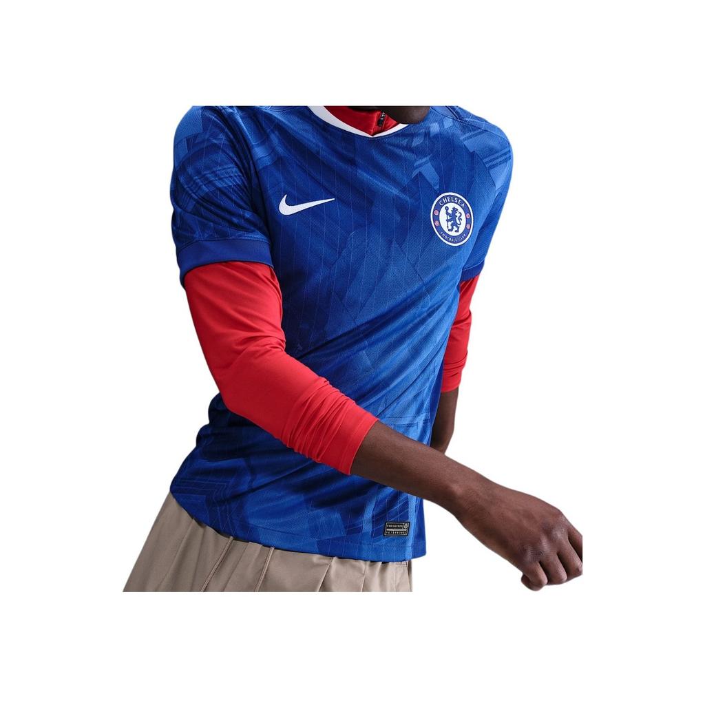 Nike Chelsea FC Dri-FIT Fan Edition Fashion Comfortable Soft Skin-Friendly Versatile Short Sleeve Football Shirt Men tops Blue HJ4589-496