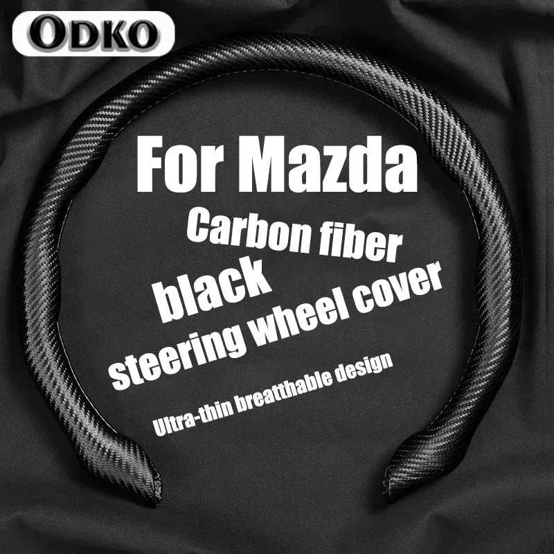 Car Suede Steering Wheel Cover Sweat-absorbin For Mazda 3 5 6 323 626 CX-3 CX-4 CX-5 CX-7 CX-9 Axela 6 RX8 7 MX3 MX5