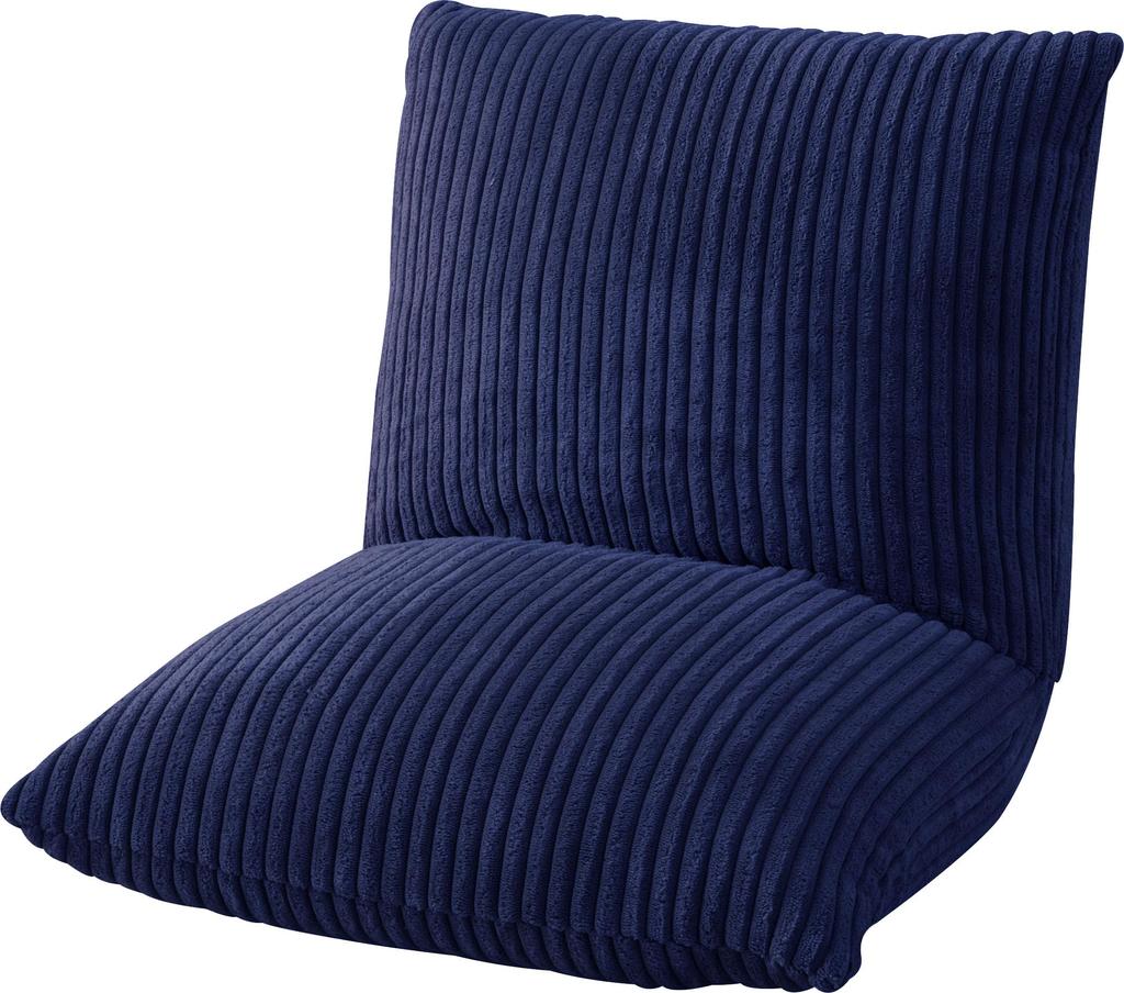 Azumaya-kk Kakkun Recliner, Navy, 38cm Wide X 38-45cm Deep X 36cm High, RKC-627NV