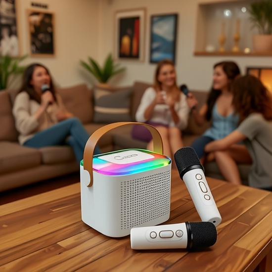 Y1 Bluetooth Wireless Children's Home KTV Microphone Speaker Set