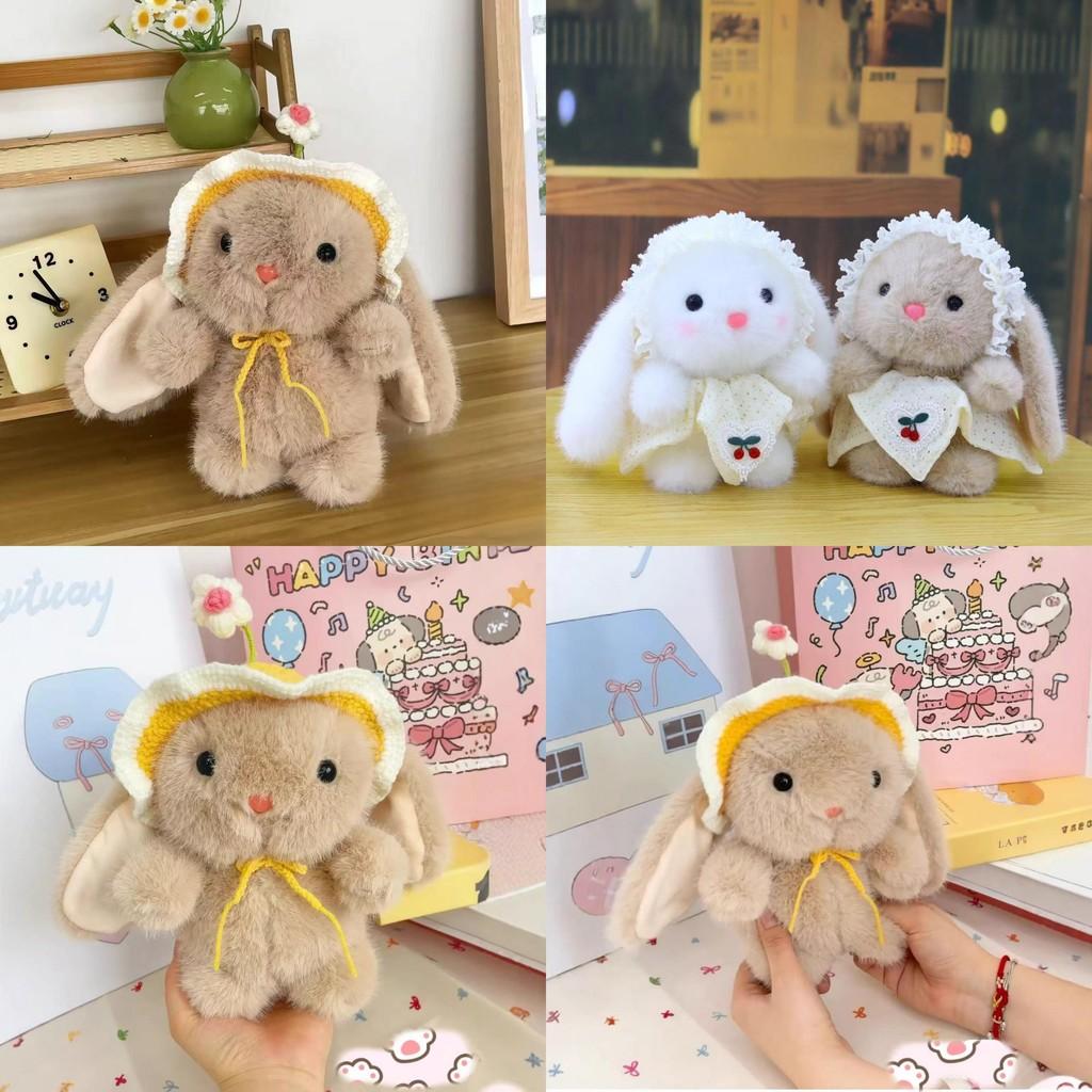 Animal Plush Rabbit Keychain Toys For Kids Bedroom Decoration Gifts Pendant