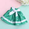 Elves Clothes Christmas Doll White Red Green Dress Baby Toys Accessories Skirt For Children's Christmas Gifts Doll Accessories