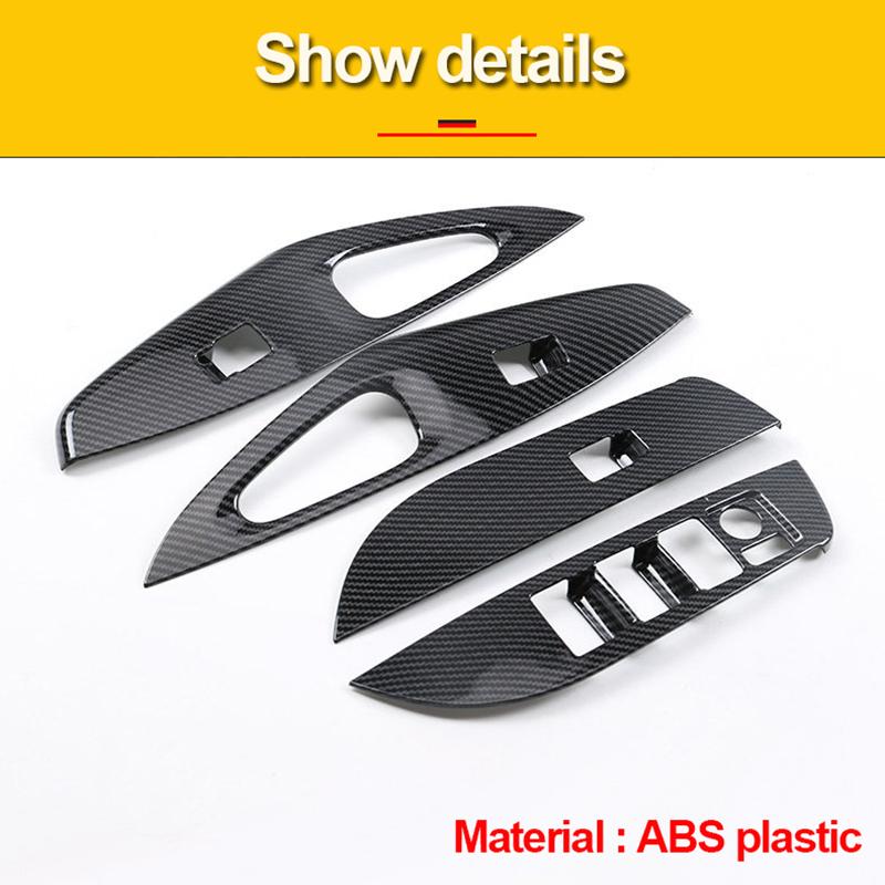 For Toyota Corolla -   2024 E210 ABS Car Window Glass Lift Switch Panel Armrest Decoration Cover Accessories