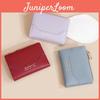 Urban Minimalist Pu Card Holder Wallet With Antitheft Design For Daily Use