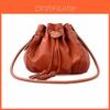 Timeless Design Womens Bucket Shape Tassel Decorated Single Strap Cross Body Bag