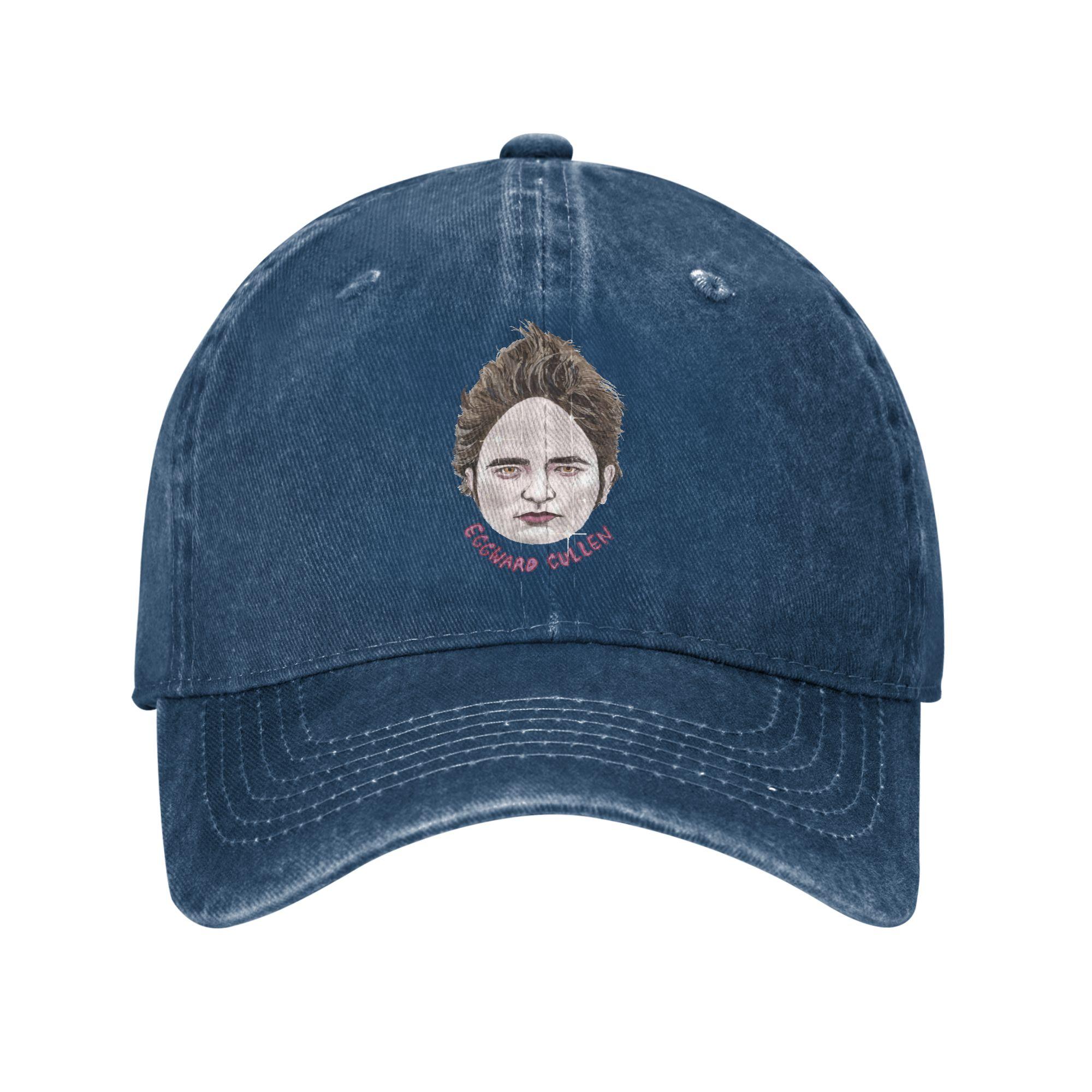 

Eggward Cullen Twilight Movie Baseball Caps Vintage Distressed Washed Headwear Men Women Outdoor Workouts Adjustable Hats Cap One Size