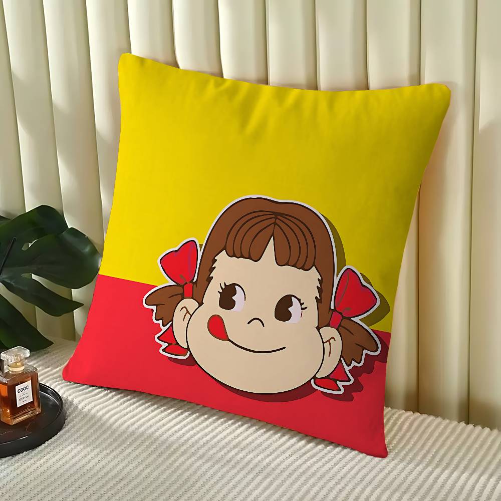 

Cartoon CUTE M-Milky P-Peko-chan Personalized Picture Text Home Decorative Pillows Household Gifts 45x45cm 16x16Inch