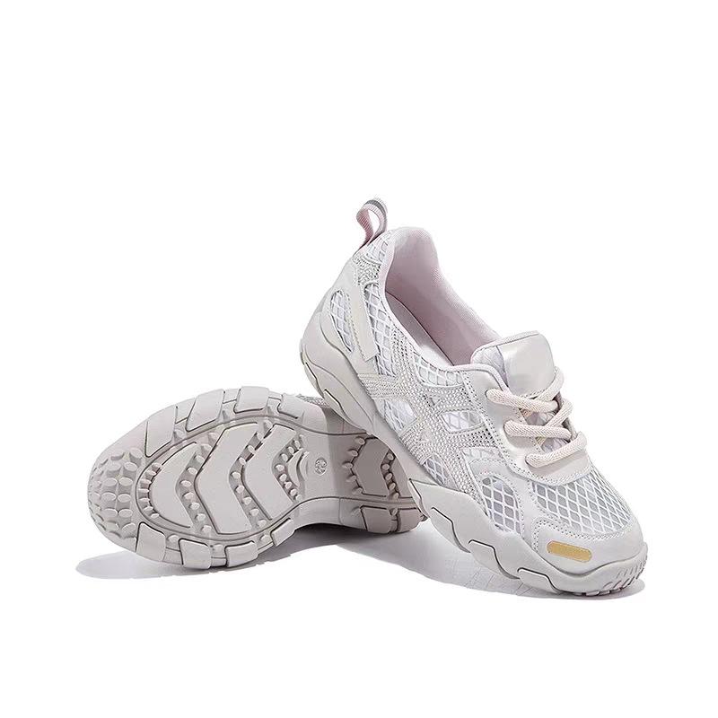 Shallow mouth ballet training shoes women's new summer thick-soled casual sports little white shoes lightweight soft-soled Forrest Gump shoes