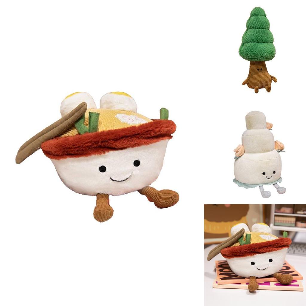 Adorable Jc Creative Plush Toy Pine Tree Ramen Doll Perfect For Holiday Decor And Girls' Room