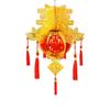 Lint/Gold Foil Spring Festival Red Lantern 3D Spring Festival Hanging Pendant  Party