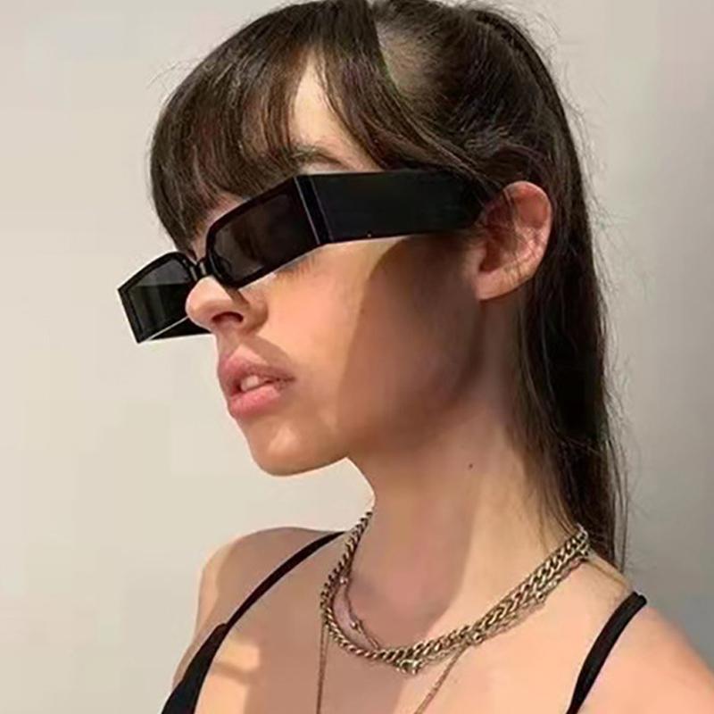Small Square Frame Sun Glasses Women Men Simple Fashion Brand Sunglasses Pool Party Female Male Eyeglasses