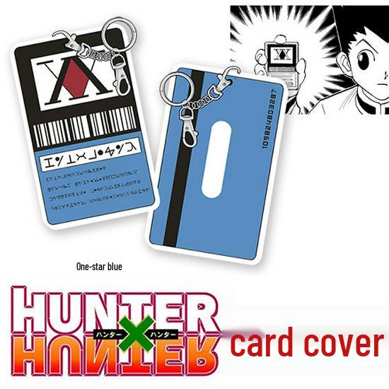 

Fullmetal Alchemist & Hunter x Hunter Keychain Card Holder: Gon, Killua, Hisoka Pendants Card Holder звезда/синий