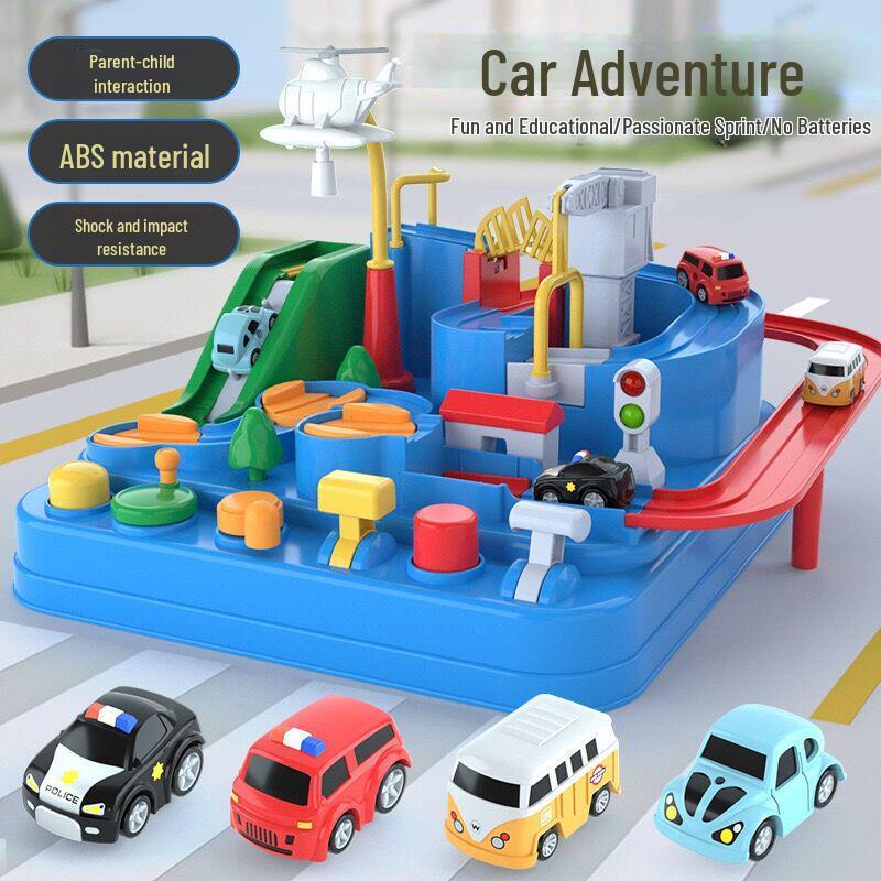 

Inertia Sliding Train Track Adventure: Educational Toy for Kids