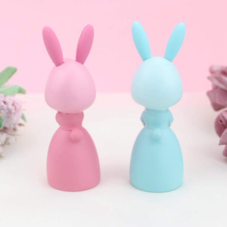 Korean Jade Rabbit Princess Cake Decoration - Cute Cartoon Ornament