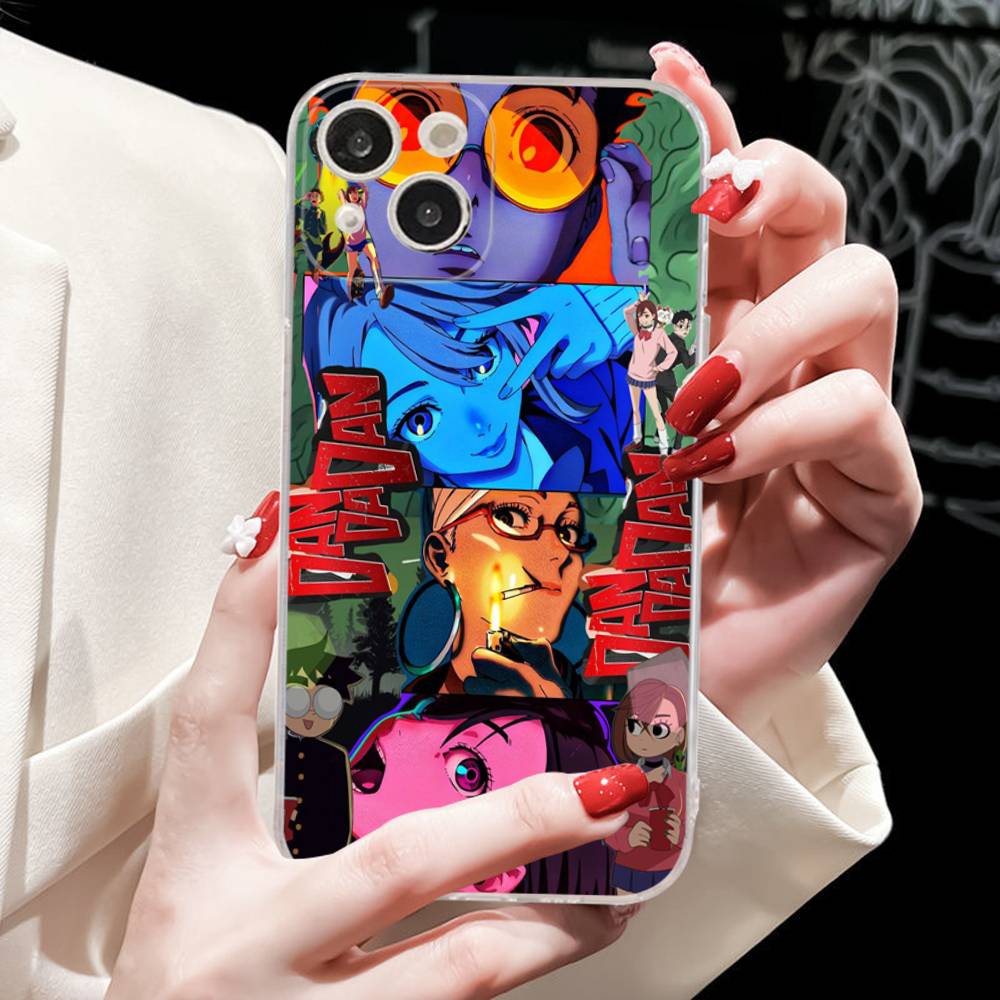 Anime DandadanS Hot New Transparent TPU Phone Case For IPhone 17 11 12 13 14 15 16 Pro Max 16 Plus Cover