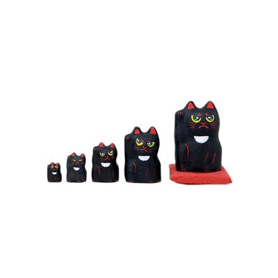 Ichino Maneki Neko Matryoshka Lucky Item Improve Your Luck Increase Your Fortune Business Prosperity Good Luck Good Fortune Feng Shui Protection from