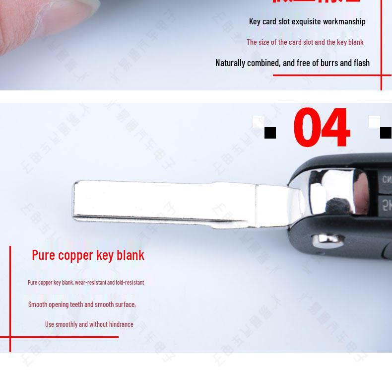 Volkswagen Sharan MQB Folding Key Shell for Caddy Remote Control with Key Blank Replacement.