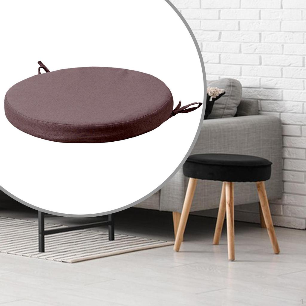 Round Chair Cushion Pad Soft Floor Pouf Mat Traditional Meditation for Office Tea