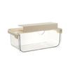 Plastic Drawer Style Storage Box Transparent Wall Mounted Under Cabinet Storage Box Large Capacity Self Adhesive Qtips Holder