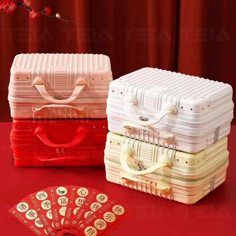 14" Women's Travel Makeup & Souvenir Box with Wheels