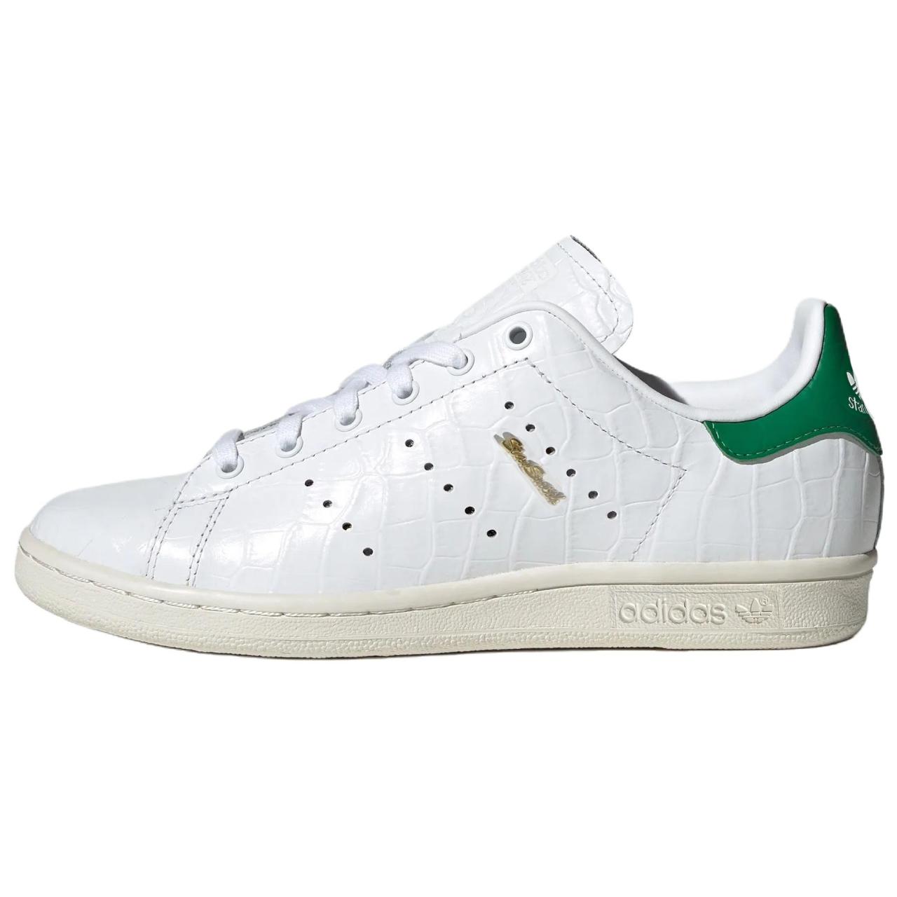 Adidas Originals Stan Smith 80s Skateboard Shoes Women s White/Green 35.5