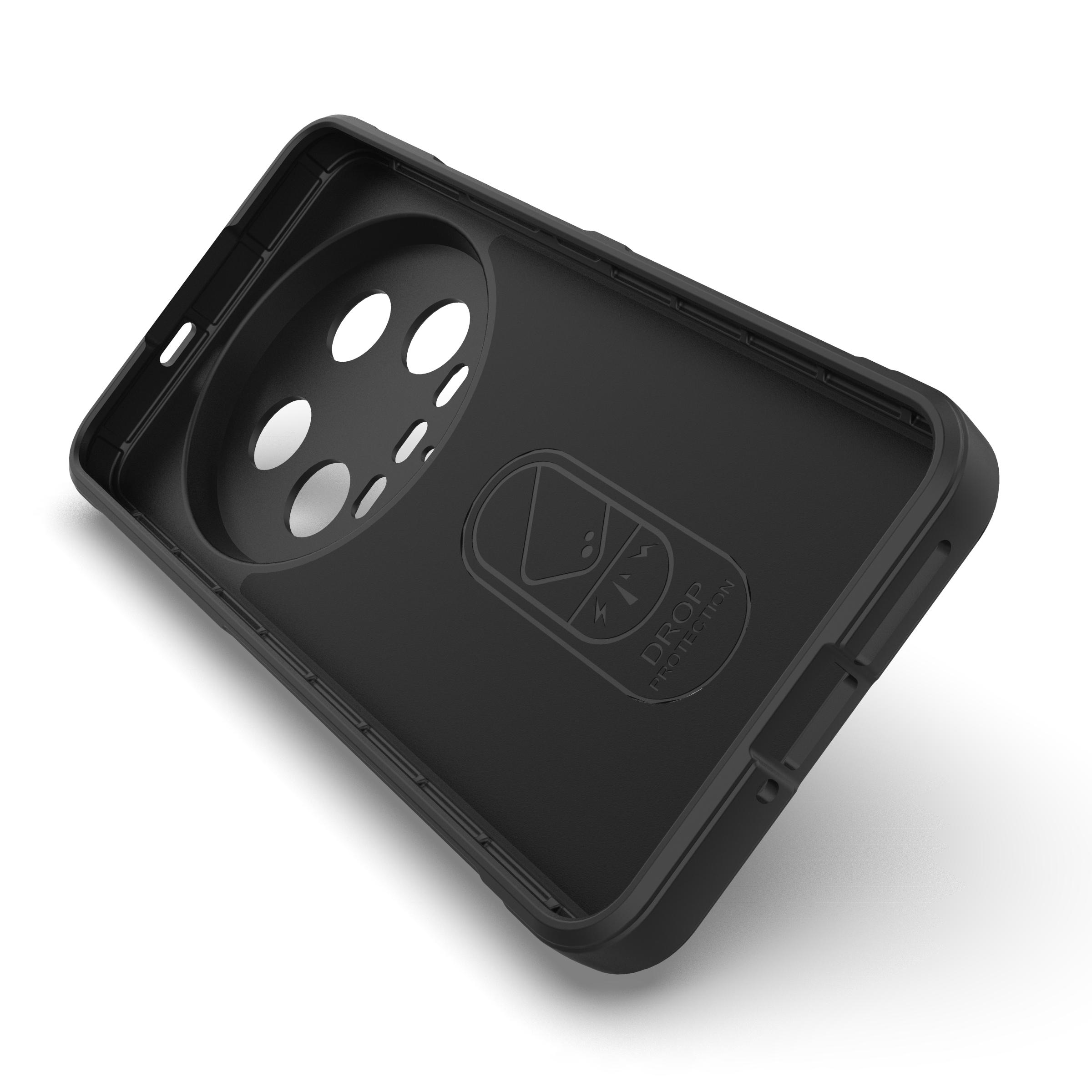 

For Xiaomi 14 Ultra Case Drop Protection Soft TPU Phone Rugged Back Cover Black