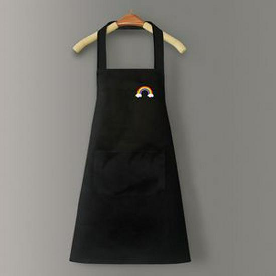 Rainbow Cactus Cartoon Apron - Cute Korean Style for Men & Women with Free Shipping for Newcomers