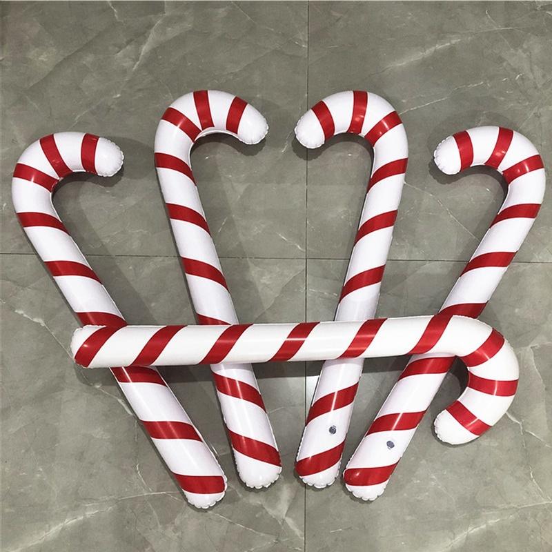 1pcs Christmas Inflatable Candy Canes Balloons