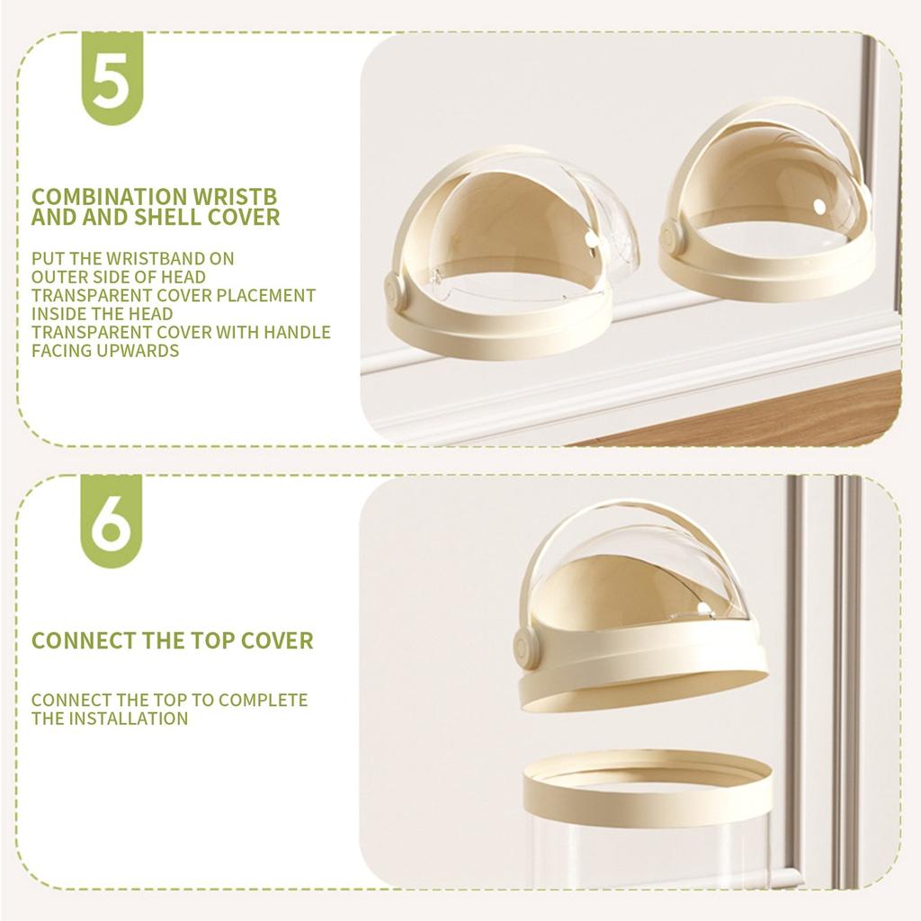 Puppenaufbewahrungseimer, Einschichtiger Aufbewahrungseimer, Transparenter Aufbewahrungseimer für Kinderspielzeug