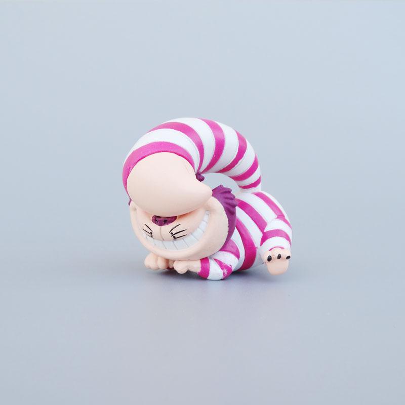 4Pcs Cartoon Anime Figures Adorable Alice Cheshire Cat White Rabbit Pvc Action Figure Model Dolls Playthings Designed For Xmas Present