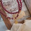 New natural garnet bracelet, crystal bracelet, elegant birthstone gift, new birthday gift, zodiac gift