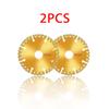 4.5 Inch Vacuum Brazed Diamond Yellow Saw Blade Steel Metal Stone Cast Iron Reinforcing Steel Aluminium Multi-purpose Power Tool