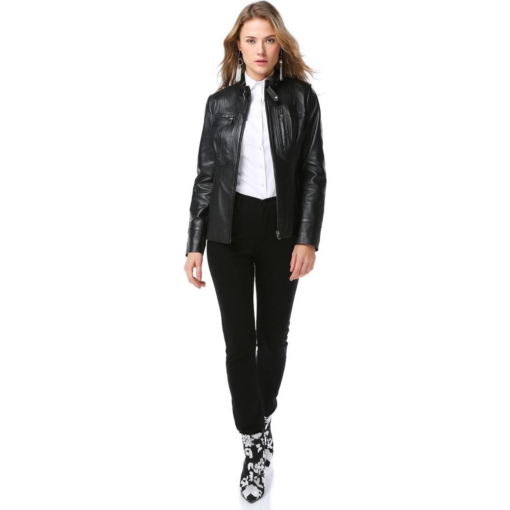 

Натуральная кожа, женские пальто, женские пальто 3XL чёрный