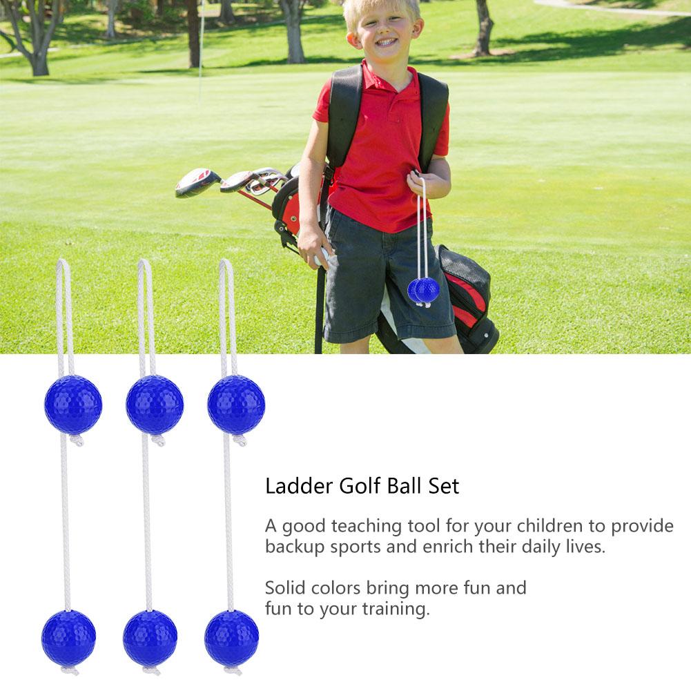 3 Pairs Ladder Golf Ball Toss Bolas Set Replacement Sports Balls Blue