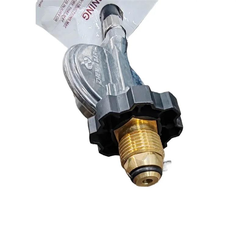 LPG Gas grill hose and regulator Gas Hose 150cm/59" Pressure Reducer 50mbar Regulator Set  Adapter for LPG BBQ Gas Grill Cooker